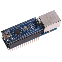 MINI ENC28J60 Ethernet Shield V1.0 RJ45 Microchip HR911105A modulo Webserver per Arduino Diy Kit compatibile Nano 3.0 V3 CH340G