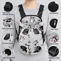 Sac à dos portable en polyester avec fermeture éclair Zheng Xin pour chiens et chats
