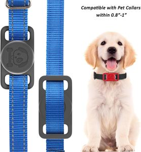 Étui pour Apple <span class=keywords><strong>AirTag</strong></span>, Housse de protection en silicone étanche pour collier d'animal de compagnie, support de suivi anti-perte pour <span class=keywords><strong>AirTag</strong></span> 2 - Product Image 5