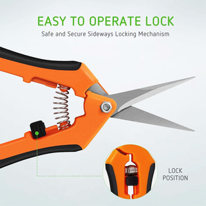 Chuyên Nghiệp Không Gỉ Vườn Shears Ratchet Tay Kéo TỉA Kéo Bypass 90Mm Trung Quốc Nhà Máy Fustom - Product Image 4