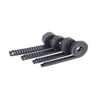 Chaîne porte-câbles en nylon de type pont, chaîne de traînage silencieuse à grande vitesse pour machine-outil CNC et découpe laser, conduit de protection des câbles