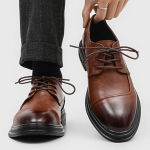 Chaussures Derby Homme à Bout Large 2026 – Idéales pour Mariage, Cérémonie et Affaires – À Lacets - Product Image 4
