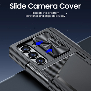 Ốp lưng điện thoại <span class=keywords><strong>Samsung</strong></span> <span class=keywords><strong>Galaxy</strong></span> Z Fold6 có ngăn đựng thẻ dạng cửa sổ đẩy và khe cắm bút, dành cho <span class=keywords><strong>Galaxy</strong></span> Z Fold 6 - Product Image 4