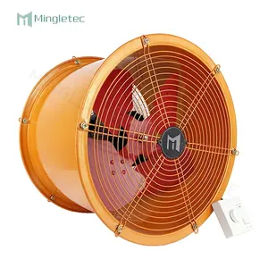 12 16 inch Energy Saving Brushless DC motor 2800rpm Industrial Axial Blower exhaust Fan