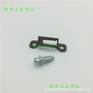 Concealed Sliding Buckle Semi Through Connector Black Zinc Alloy Door Mount <b>Hardware</b> For Cabinet <b>Wardrobe</b> Assembly - Product Image 3