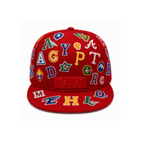 Casquette de baseball vintage brodée style hip-hop, qualité AA, ajustée, tendance, pour le sport, modèle original