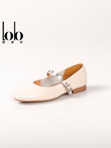 Ballerines tendance pour <span class=keywords><strong>femme</strong></span> Printemps 2026, confortables et antidérapantes, couleur unie, durables, à enfiler - Product Image 4