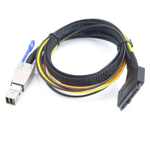 迷你SAS高清SFF-8644至SAS SFF-8639服务器电缆，带电源开放线束，适用于电子应用 - Product Image 5