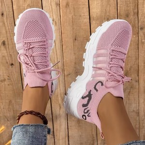 Zapatillas Deportivas de Malla Tejida para Mujer Daifa Torre 2025, Transpirables, con Cordones, para Todas las Estaciones, con PU para Caminar en Invierno - Product Image 3