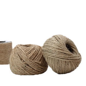Corde en jute naturelle en gros, corde d'escalade, corde torsadée en jute tressée à la main, 100m/328ft/rouleau, décoration rétro, épaisse et fine, 1mm-20mm - Product Image 1