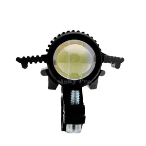 Moky pro lampu kabut untuk sistem penerangan sepeda motor, lampu depan Led Spot warna ganda warna putih dan kuning
