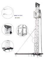 Metruss Stage Line Array Truss Tower Iluminación de escenario Truss Lift Tower Altavoz Truss Lift System