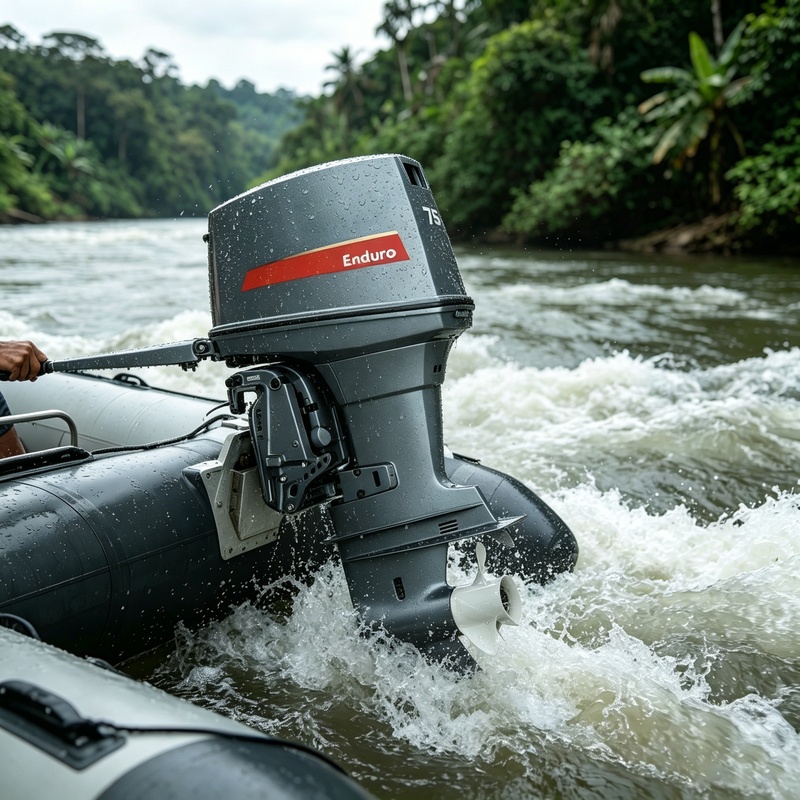 75HP 2 Stroke Outboard Motor Yamaha