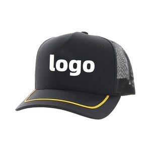 ใหม่ Trucker เชือกหมวก 5 แผงปักโลโก้คุณภาพสูง Gorras แบรนด์กีฬาปรับหมวกสําหรับชาย - Product Image 4
