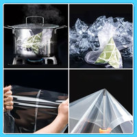 Vente en gros Sac à cornue haute température Sac d'emballage alimentaire sous vide Fabricant de pochette à cornue transparente en nylon pour viande/fruits de mer