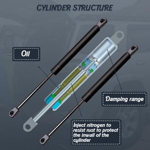 Ammortizzatori a Gas per Portellone Posteriore, per Chevrolet Orlando 2012 2013 2014 2015 2016 2017 2018 2019 - Product Image 3
