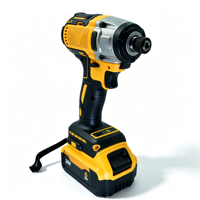 Kit combiné d'outils électriques sans fil 20V MAX Brushless, outils de construction multifonctions avec 4 batteries au lithium et chargeur