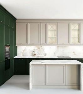 Ensemble de meubles de cuisine en bois, design moderne, armoires de cuisine personnalisées - Product Image 6