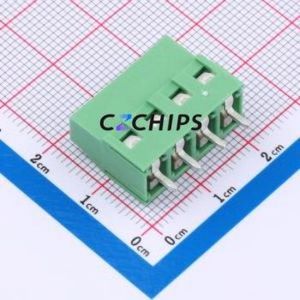 1888700 Screw Terminal Block Through hole Component (THT),P=5.08mm Connector 1x4P 5.08mm Green Through Hole - Product Image 2
