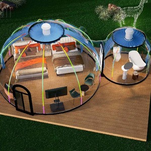 Fabriqué en Chine plastique résistant aux ouragans <span class=keywords><strong>petite</strong></span> <span class=keywords><strong>tente</strong></span> dôme maison à bulles préfabriquée - Product Image 3