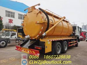 Camión de Succión y Drenaje de Limpieza con Doble Puente Trasero, Diésel Manual, 20cbm, Sinotruk - Product Image 6