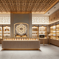 Présentoir à bijoux personnalisé avec logo, vitrine en verre pour les boutiques de bijoux de marque