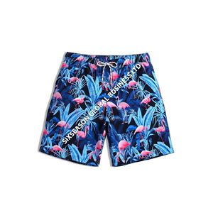 Meilleur Prix Short de Bain Imprimé Floral pour Hommes Nouveau Design Personnalisé Printemps Été Haut Décontracté Service OEM Peint Bangladesh - Product Image 1