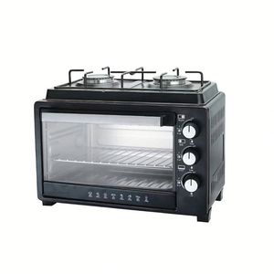 Ensemble cuisinière et four à gaz en acier inoxydable avec logo personnalisé, faible MOQ, 2 brûleurs et accessoires de cuisson pour usage domestique - Product Image 2