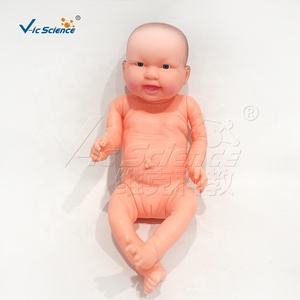<span class=keywords><strong>Muñeca</strong></span> de Plástico con Rostro Sonriente para Niña, con Ropa, Juguete Realista de Bebé Recién Nacido para Educación Temprana y Juego entre Padres e Hijos - Product Image 4
