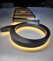 Enseigne commerciale personnalisée en acrylique 3D rétroéclairée, logo de salon de manucure et spa, enseigne de salon extérieure découpée au laser, logo lumineux personnalisable