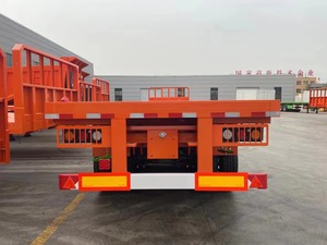 ตู้คอนเทนเนอร์2เพลา40<span class=keywords><strong>ฟุต</strong></span>รถบรรทุก40Ft 20Ft บรรทุกตู้คอนเทนเนอร์แบบแบน - Product Image 5