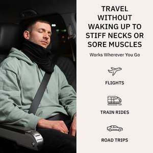 Oreiller de voyage scientifiquement prouvé pour un soutien cervical ultra-doux, idéal pour les avions, les voitures, les trains, léger et lavable en <span class=keywords><strong>machine</strong></span> - Product Image 5