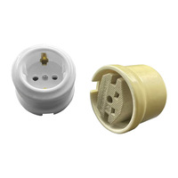Support de lampe en céramique sur mesure, à douille évasée, pour lampe d'élevage/chauffage, base isolante résistante aux hautes températures pour usage domestique