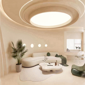 Comptoir d'accueil moderne avec plantes décoratives et éclairage d'ambiance pour la rénovation é<span class=keywords><strong>l</strong></span>égante de <span class=keywords><strong>l</strong></span>'intérieur d'un salon de beauté - Product Image 4