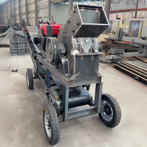 Trituradora de Martillos Portátil con Motor Diésel PC600*600, Alta Eficiencia para Triturar <span class=keywords><strong>Roca</strong></span> y Mineral de Oro, Capacidad de 30t/h, Línea para Triturar Guijarros de Río - Product Image 3