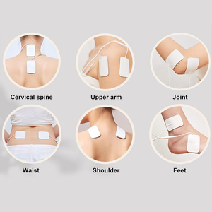 Parche Tens de masaje de electrodo altamente conductor tipo hebilla no tejida con almohadillas de pines de 2,0mm - Product Image 5