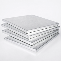 Panneau d'isolation sous vide en aluminium argenté, économie d'énergie thermique, haute efficacité, matériau mince, construction durable