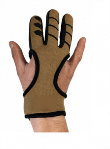Service OEM, gants de tir à l'arc à 3 doigts en tissu respirant de haute qualité, personnalisés, avec pointes renforcées et sangle de poignet - Product Image 4