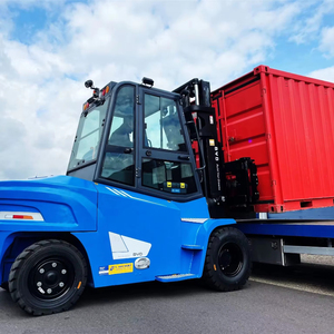 Chariot élévateur électrique intelligent de 8 tonnes AGV à navigation laser pour opérations multi-lignes en intérieur et en extérieur - Product Image 3