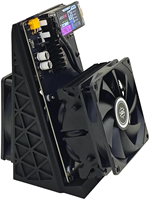 NerdQaxe++ Rev6.1 6T 100W BM1370 ASIC Chips Mini Metal Bitcoin Solo Miner Sha-256 Lottery Lucky Miner