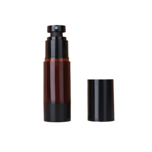 Ámbar <span class=keywords><strong>de</strong></span> alta calidad 15ml 30ML 50ML 100ML 120ML COMO botella vacía <span class=keywords><strong>de</strong></span> plástico sin aire para Esencia <span class=keywords><strong>de</strong></span> suero Face Perfunm - Product Image 1