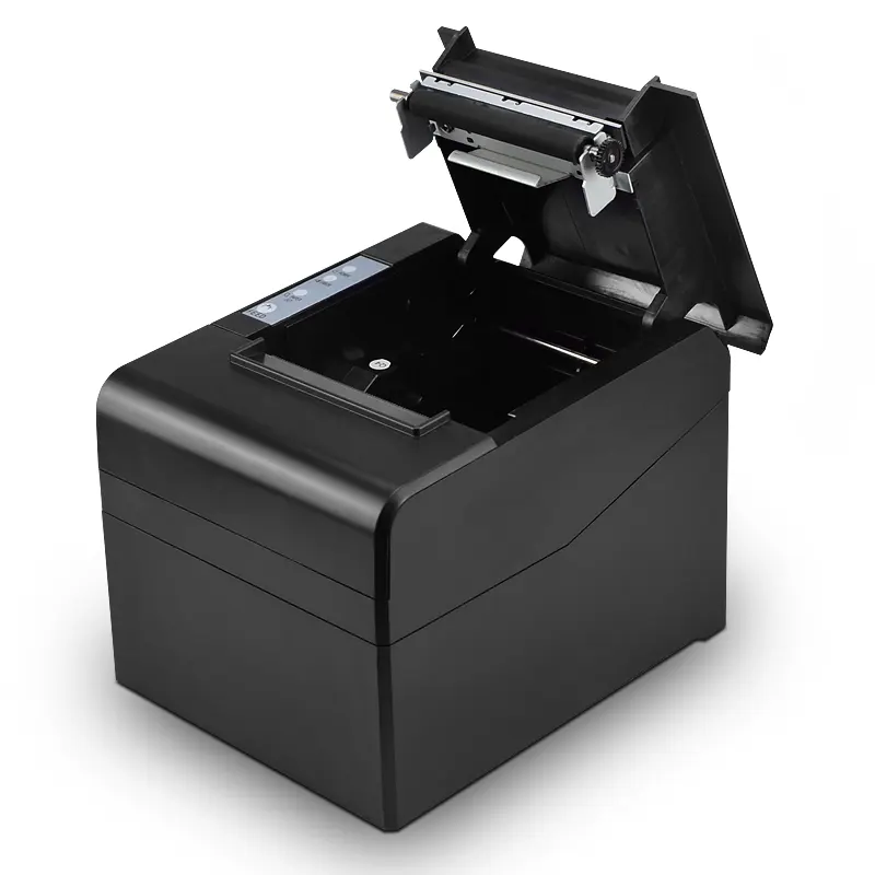 2022 New Label Printer Impresora BT USB LAN Interface Portable Printer Thermal Receipt Printer 80mm For POS Systems