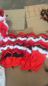 Costume de danse <span class=keywords><strong>du</strong></span> lion rouge Funtoys, style <span class=keywords><strong>du</strong></span> <span class=keywords><strong>sud</strong></span>, tête de lion, équipement de danse traditionnel et moderne pour les célébrations et les compétitions - Product Image 3