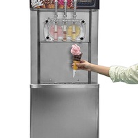 Machine à glace molle commerciale bon marché 220V/110V, saveur unique, petite machine à glace mini, qualité prix