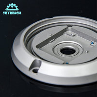 Mecanizado de metales CNC de 5 ejes, acabados anodizados de oxidación negra, piezas personalizadas de aluminio, fresado de acero de latón, mecanizado CNC, pieza pequeña