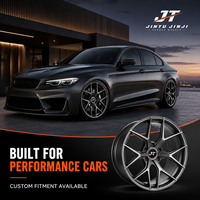 Jantes en alliage d'aluminium forgé monobloc 6061T6 personnalisées JTO 18-22 pouces, couleur bronze foncé, concaves profondes, à rayons en Y, pour voitures de performance