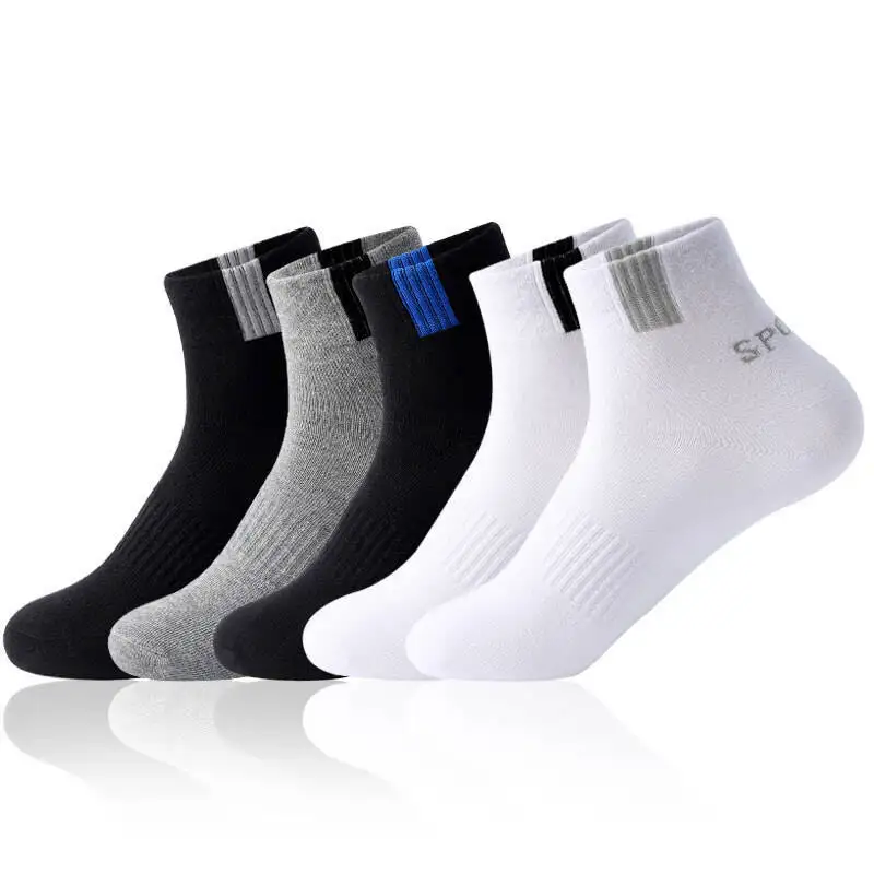 FT Fashion Dress Socks Athletic Mens Basketball Design 100% Cotton Sports Socks