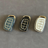 Accessoires automobiles de conception tendance 2022, intérieur, trois boutons, étui de protection pour clé de voiture en TPU