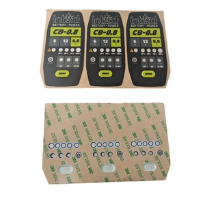 สติกเกอร์แผ่นปุ่มกดแบบนูน PVC ผิวด้าน - Product Image 5