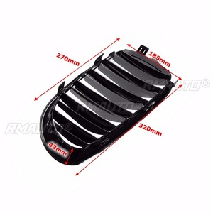 Rejillas Delanteras Deportivas Negras Brillantes para BMW E60 E61 2003 2004 2005 2006 2007 2008 2009 2010 M5 Accesorios - Product Image 6